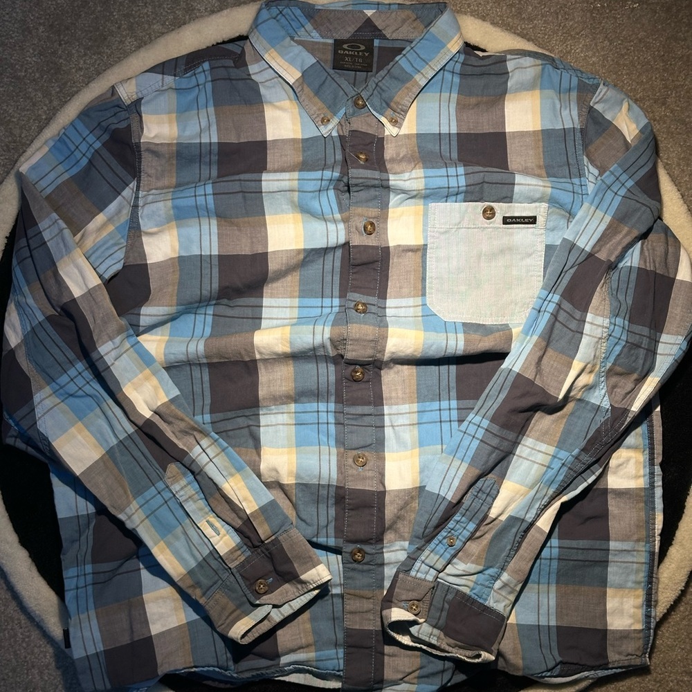 Oakley Multicolor Plaid Shirt